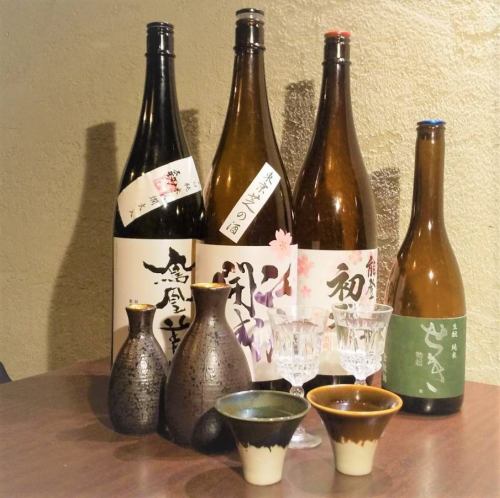 ☆随季节变化的日本酒...备有丰富的当地酒以及适合生鱼片和天妇罗的日本酒☆