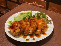 Chicken teriyaki with mustard mayonnaise