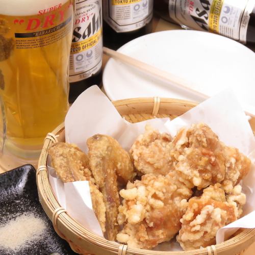 もも肉の唐揚げ定食