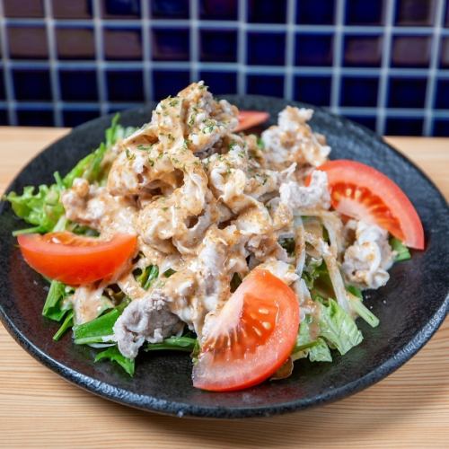 Light pork shabu salad