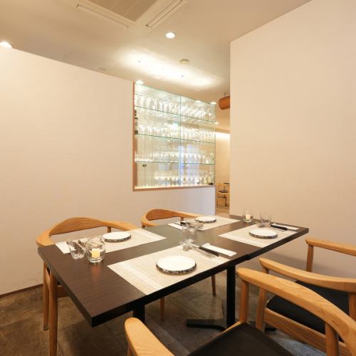 デートに最適なテーブル席