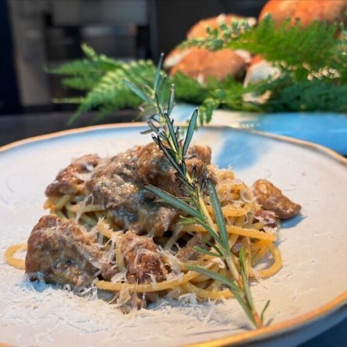 フランス産ポルチーニのタリアテッレ