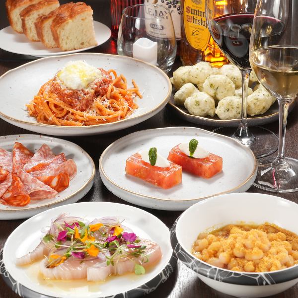 団体様でのご利用に◎ [ディナー] 2時間飲み放題付き 宴会特別コース(4名様～貸切OK)  5000円(税込)