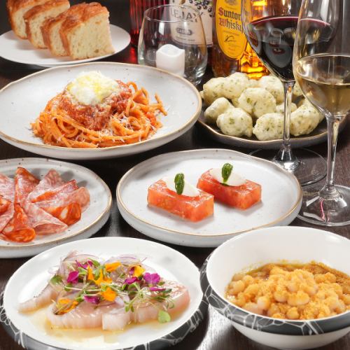 団体様でのご利用に◎ [ディナー] 2時間飲み放題付き 宴会特別コース(4名様～貸切OK)  5000円(税込)