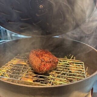 ディナーBコース　～７種前菜盛り合わせ、ポルチーニパスタ、A5黒毛和牛、ドルチェ(4品)～