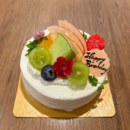 【要予約】お祝いドルチェプレート