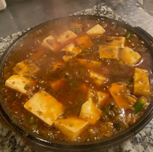 Iron plate mapo tofu