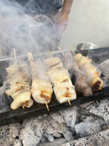 와카야마현의 비장탄을 사용◎