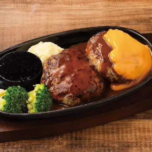 松坂豚のWハンバーグ