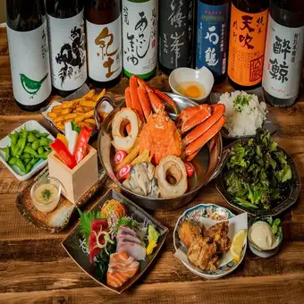 [A course featuring rich crab miso bagna cauda and Kanazawa oyster oden] 6,500 → 5,500 yen (tax included)
