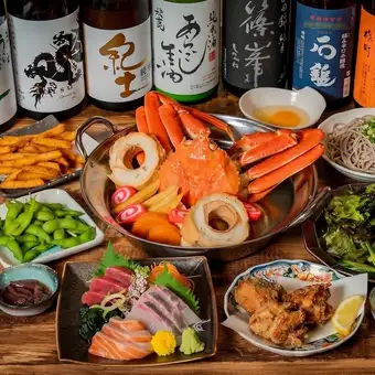 [A course featuring pickled firefly squid and Kanazawa-style oden, perfect with drinks, and finished with soba noodles] 5,500 yen → 4,500 yen (tax included)