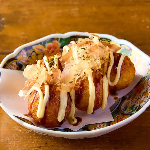出汁香る揚げたこ焼き