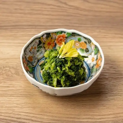广岛青菜泡菜，源自一家清酒酿造厂。