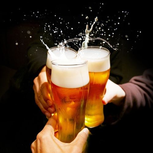 12월~【22시 이후 한정】2차회 플랜【생맥주 포함 90분 음료 무제한 포함!】