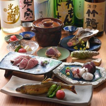 【日～木はこちら】≪宴会にも♪大満足の内容★≫ ペアリングコース フル ￥8,800（税込）～