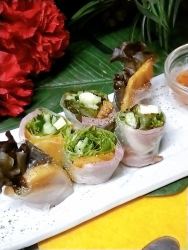 生春巻き(サーモンor海老)