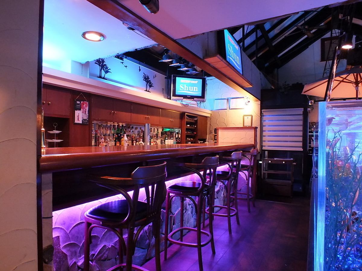 お一人様には嬉しいカウンター席も☺️