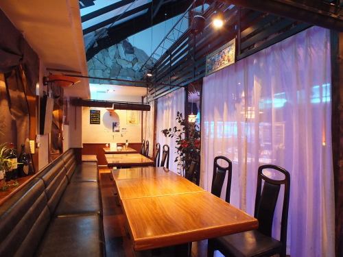 カーテン個室で女子会プラン♪