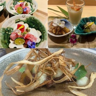 《夜の部》【渾身の逸品揃いでおもてなし】≪全8品≫香流の会席コース 12000円 (税込)