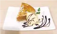 アップルパイバニラ添え