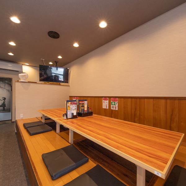 [Horigotatsu seats available◎] We have horigotatsu seats for 5 people!It is a spacious and relaxing space, so it is perfect not only for drinking parties with colleagues or friends, but also for family meals. is also very popular!