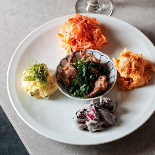 BONの前菜盛り合わせ(5種)