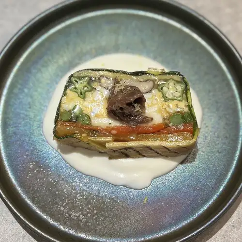 夏野菜のテリーヌ　ニース風