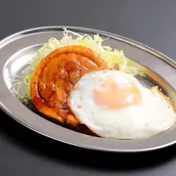 烤豬肉和雞蛋