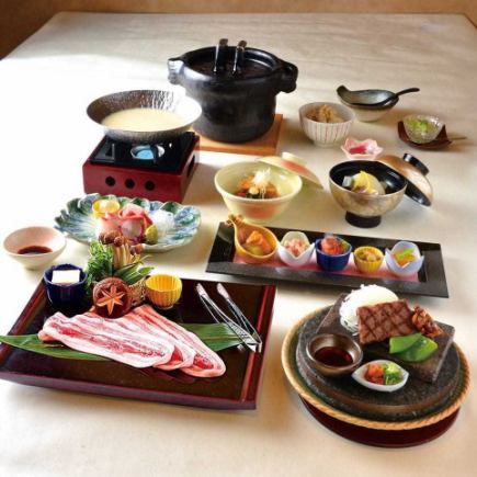【春会席】 京都日吉豚の豆乳鍋 10,000円(税込)