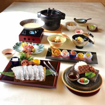 【夏会席】 鯛すきしゃぶ小鍋　10,000円（税込）