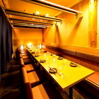 We offer a space where you can forget about the busyness of Shinjuku.The private rooms are filled with gentle lights and are recommended for girls-only gatherings, joint parties, banquets, and anniversaries. The banquet will make the flowers bloom ◎ Because it is a completely private space, you can enjoy sake without worrying about your surroundings!