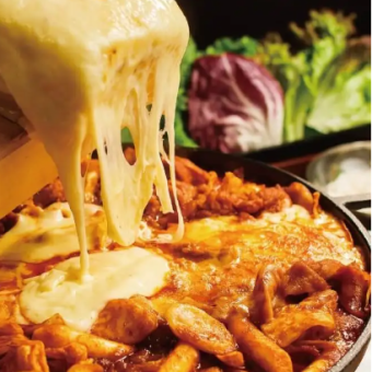 Meat king course《3H all-you-can-drink x 25 items 4,280 yen⇒3,280 yen》All-you-can-eat cheese dakgalbi, grilled meat sushi, etc.♪