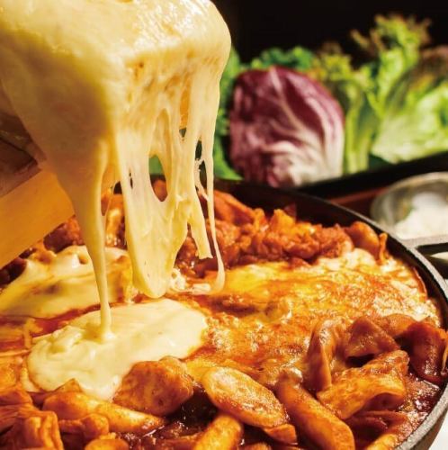 Meat king course [3 hours all-you-can-drink x 25 dishes 4,280 yen ⇒ 3,280 yen] All-you-can-eat cheese dak galbi and grilled meat sushi!