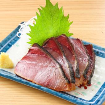 寒ブリの藁(わら)焼き