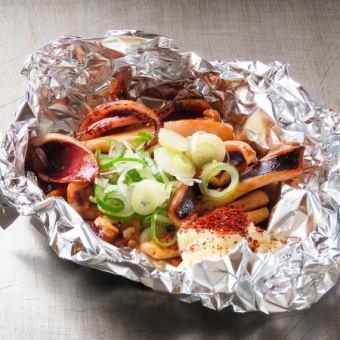 イカの鉄板焼き