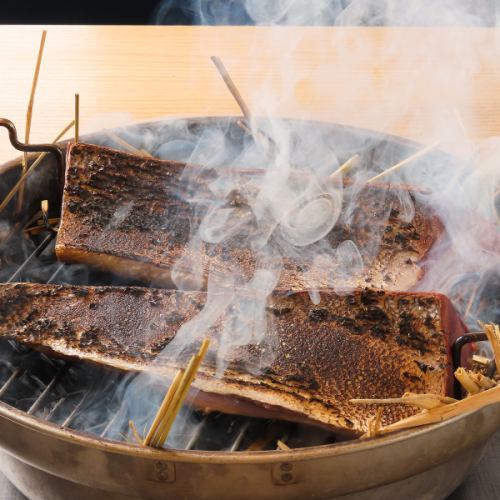 寒ブリの藁焼き