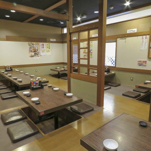 人数に応じて宴会空間有り