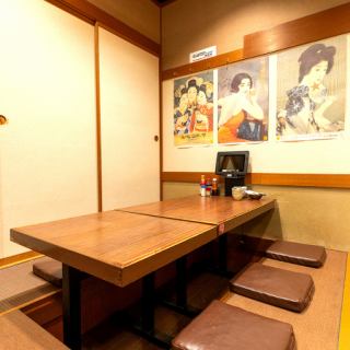 プライベート空間の個室は落ち着いた雰囲気でゆっくりと楽しみたいお客様にぴったりです。