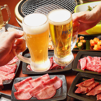 [OK on the day] 2-hour all-you-can-drink plan for 1,800 yen