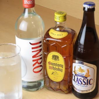 単品飲み放題　90分　1,078円（税込）