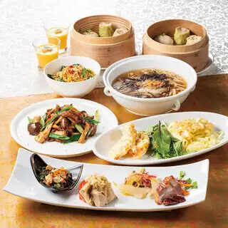 【菫コース】人気の豚ヒレや大海老を堪能♪乾杯スパークリングワイン付きお料理のみ6000円