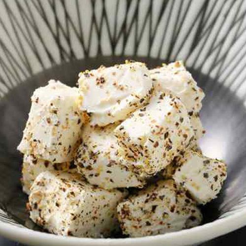cream cheese with black pepper