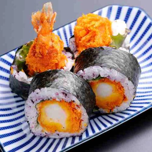Shiso fried shrimp roll