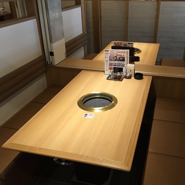 Equipped with smokeless roaster! You can enjoy grilled meat without worrying about the smell of smoke.2 people ~ Not only for yakiniku, but also for dates, girls-only gatherings, and family meals ◎ Enjoy a blissful time with delicious meat and delicious sake.