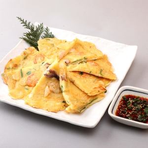 Seafood pancake