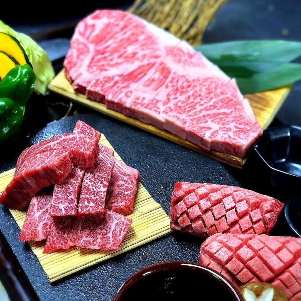 [Includes 90 minutes of all-you-can-drink] Enjoy carefully selected beef in a high-quality space... [Top quality Japanese black beef yakiniku course] 5,480 yen (excluding tax)
