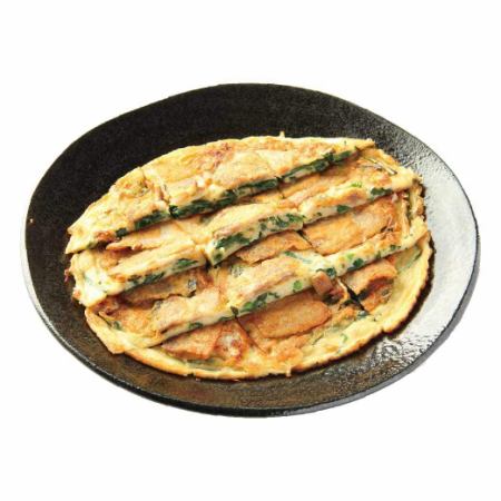 Domestic pork ribs pancake