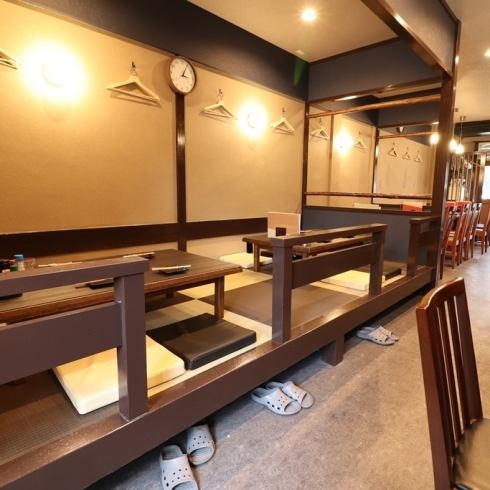最大12名様で利用可能な宴会向きの座敷席をご用意しております♪