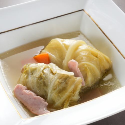 森のロールキャベツスープ