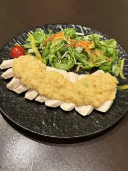 若鶏の生姜のせ
